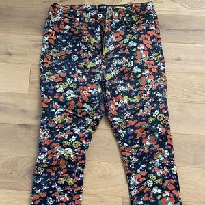Anthropologie Maeve Floral Jeans